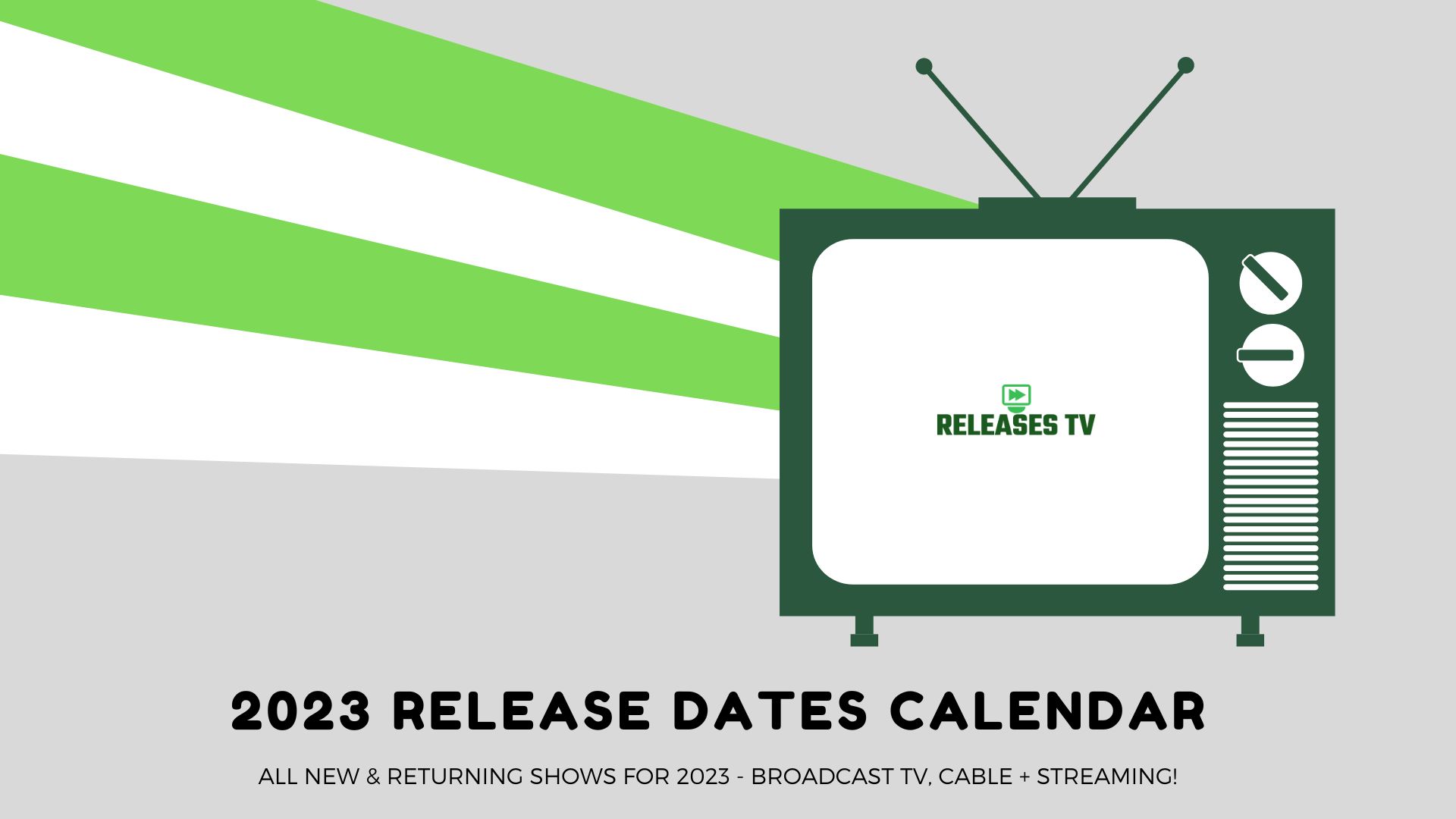 2023 TV Premiere Dates Calendar