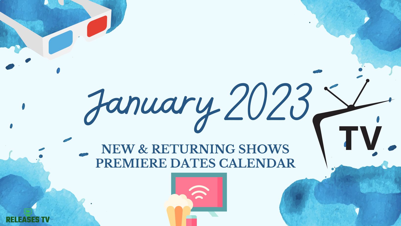 January 2023 TV Shows Calendar